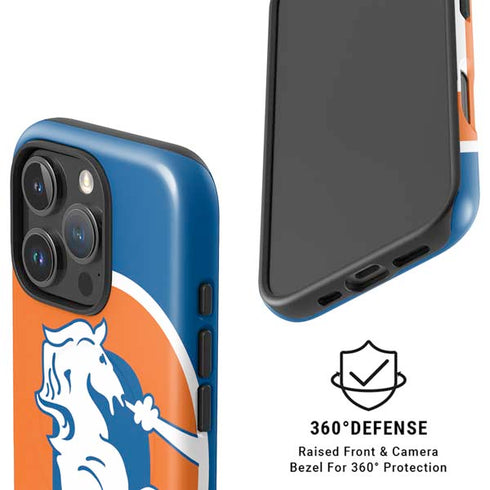 NFL Denver Broncos Retro Logo iPhone 16 Pro Magsafe Impact Case
